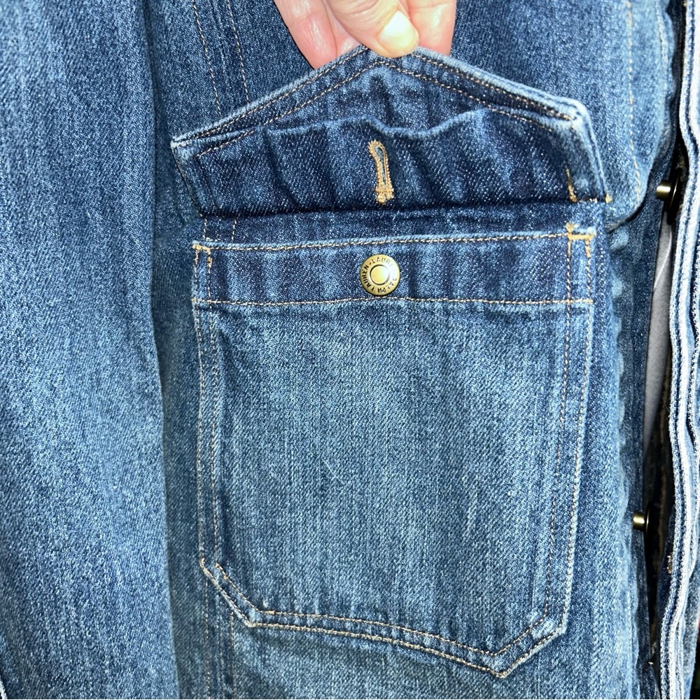 Ralph Lauren Mid Length Blue Denim Jacket - Picture 8 of 10